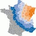 Carte de la France sur les zones de livraison marumo