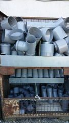 Manchon PVC gris Ø200