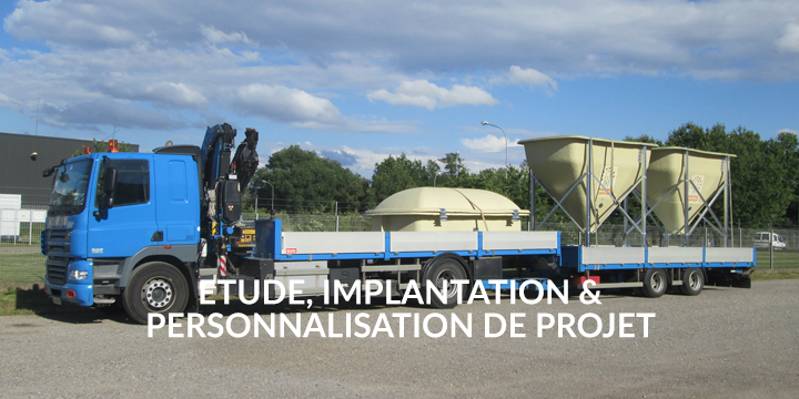 Transport camion silo